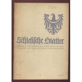 Altschlesische Blätter; 4 (1942) = Schlesische Blätter, Ausgabe B, Mittleilungen des Landesamtes für Vorgeschichte und des schlesischen Altertumsvereins; Jahrg. 4 1942, Folge 4 [časopis, archeologie, pravěk, Slezsko]