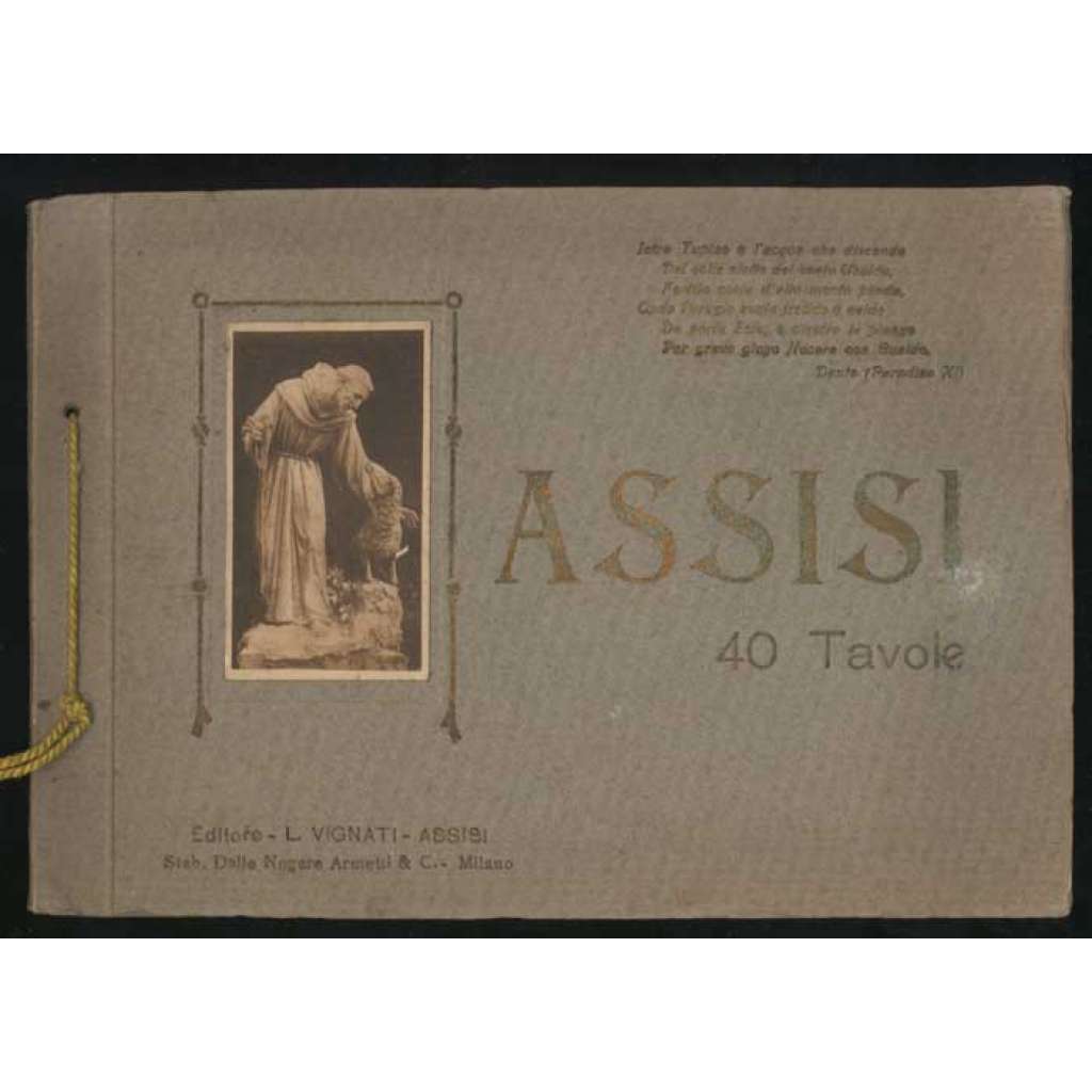 Assisi - 40 Tavole [místopis, Itálie, cestování, staré fotografie]