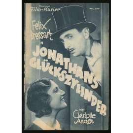 Felix Bressart in Jonathans Glückszylinder, Regie: Rudolf Bernauer [= Illustrierter Film-Kurier; Nr. 384] [film, filmový prospekt, 30. léta]