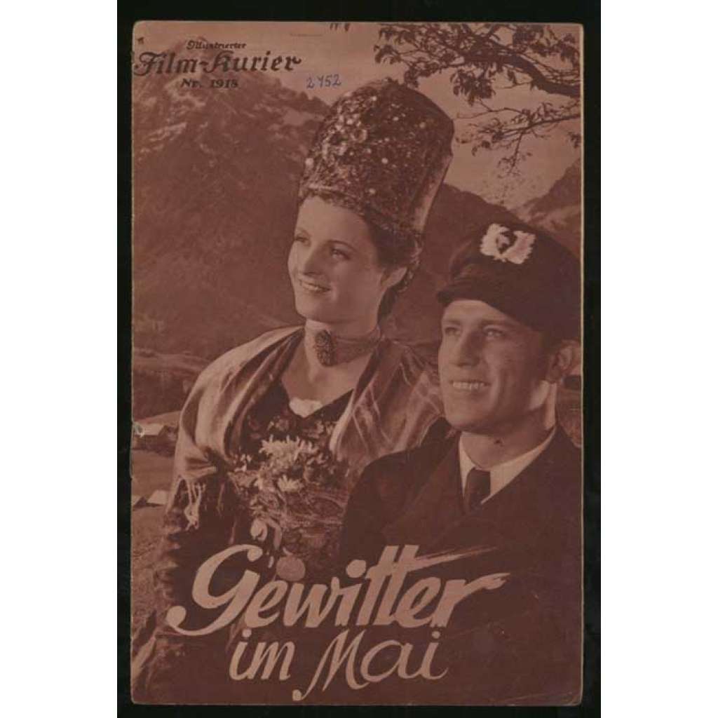Gewitter im Mai, Spielleitung: Hans Deppe [= Illustrierter Film-Kurier; Nr. 1895] [film, filmový prospekt, 30. léta]