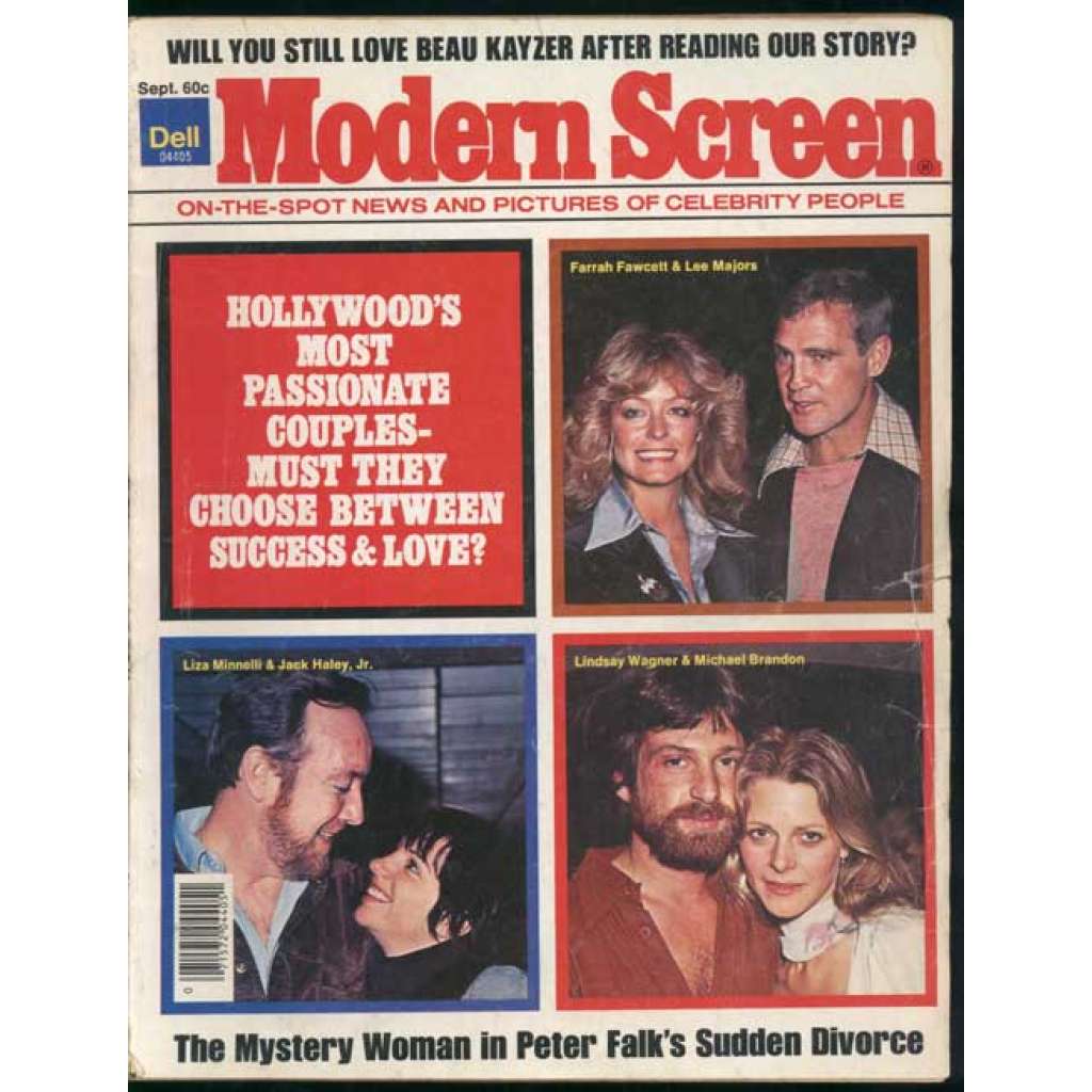 Modern Screen: On-the-spot of news and pictures of celebrity people; September 1976 [filmy, Amerika, USA]