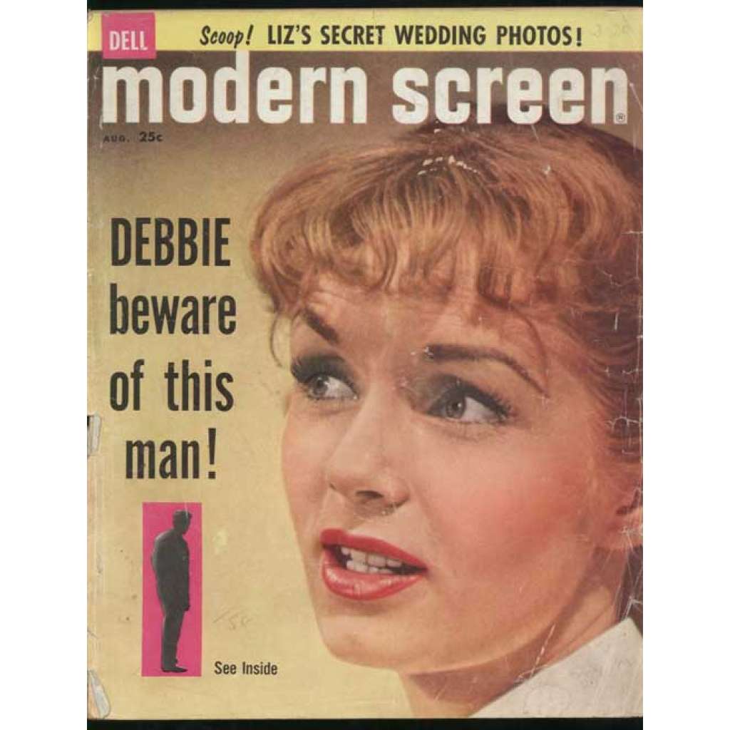 Modern Screen: America’s Greatest Movie Magazine; August 1959 [filmy, hercy, Amerika, USA]