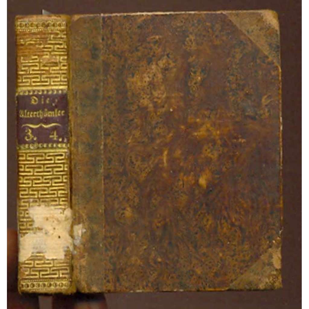 Der Alterthümler. Roman vom Verfasser des Waverley. Deutsch von Heinrich Döring. In vier Theilen. Dritter [und] Vierter Theil ... [vazba kůže]