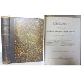 Zeitschrift des österreichischen Ingenieur- und Architekten-Vereines; Siebenundvierzigster [47.] Jahrgang. Mit 29 Tafeln und 46 Seiten Literaturblatt [inženýrství, architektura, Rakousko-Uhersko]