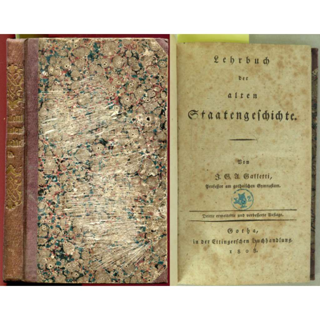 Lehrbuch der alten Staatengeschichte. Dritte erweiterte und verbesserte Auflage [historie, učebnice]