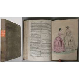 Journal des Demoiselles;  Huitième année, 1840 [móda, kolorované litografie, staré tisky]