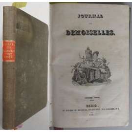 Journal des Demoiselles; Onzième année, 1843 [móda, kolorované litografie, staré tisky]