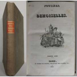 Journal des Demoiselles; Treizième année, 1845 [móda, kolorované litografie, staré tisky]