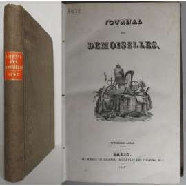 Journal des Demoiselles; Quinzième année, 1847 [móda, kolorované litografie, staré tisky]
