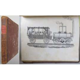 Allgemeine Moden-Zeitung 1824-1825 [kolorované litografie, staré tisky, vazba kůže]