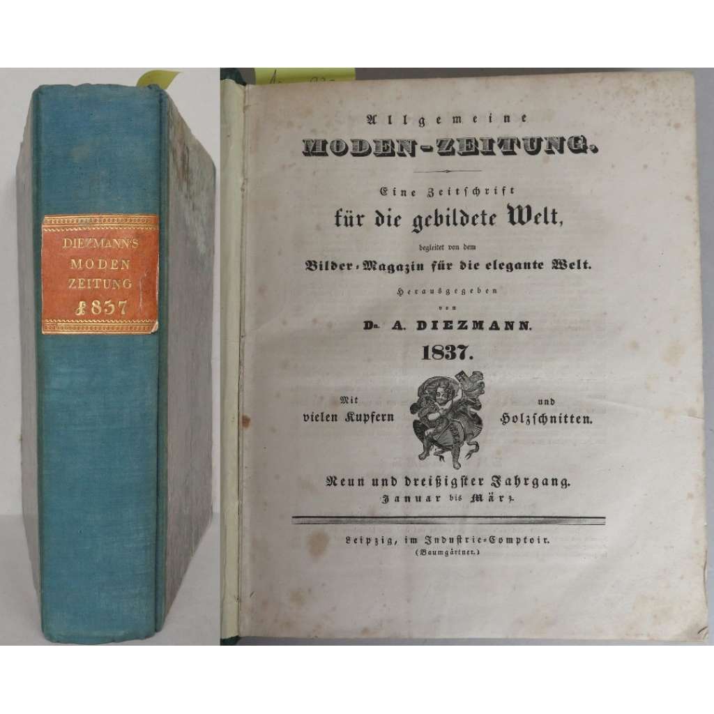 Allgemeine Moden-Zeitung. ... [móda, kolorované mědiryty, staré tisky]