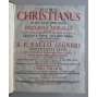Homo christianus in sua lege institutus. Sive discursus morales quibus totum hominis christiani officium explicatur; ... editio septima latina, ... pars prima; pars secunda [2v1, náboženství, asketismus, vazba kůže]