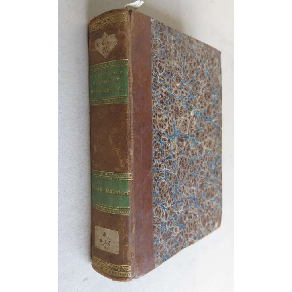 Allgemeine Encyklopädie der Wissenschaften und Künste ... Zweite Section H-N, Dritter Theil: Harrich - Hebung [a] Vierter Theil: Hecabona - Heinrich (fürstliche Personen) [staré tisky, vazba kůže, encyklopedie]