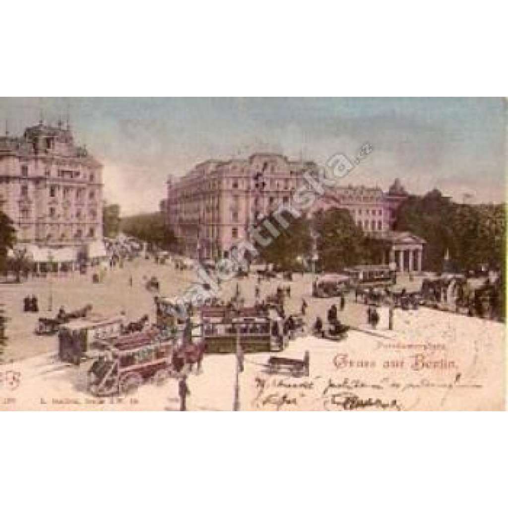 Gruss aus Berlin, Německo, koněspřežky, kočár,