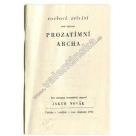 Pouťové zpívání Prozatímní archa (satira, exil, druhá světová válka)