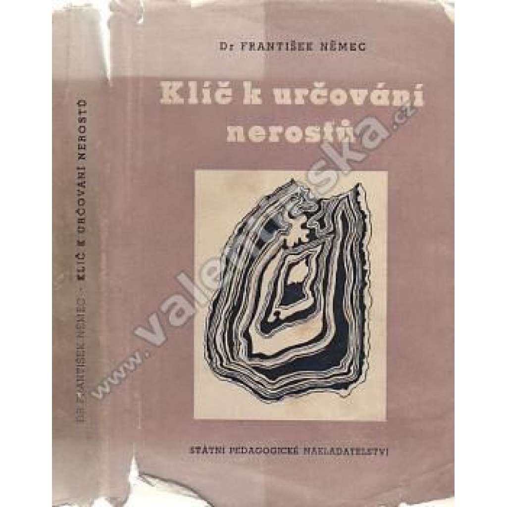 Klíč k určování nerostů (edice: Pomocné knihy pro učitele) [geologie, mineralogie, horniny; ilustrace František Vítek]