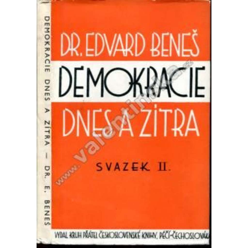 Demokracie dnes a zítra, svazek II. (exil Čechoslovák Londýn 1941)