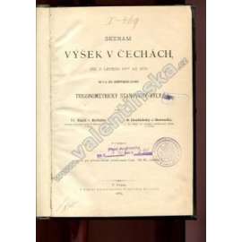 Seznam výšek v Čechách, jež v letech 1877 až 1879 od c. k. voj. zeměpisného ústavu trigonometricky stanoveny byly (geodézie, kartografie)