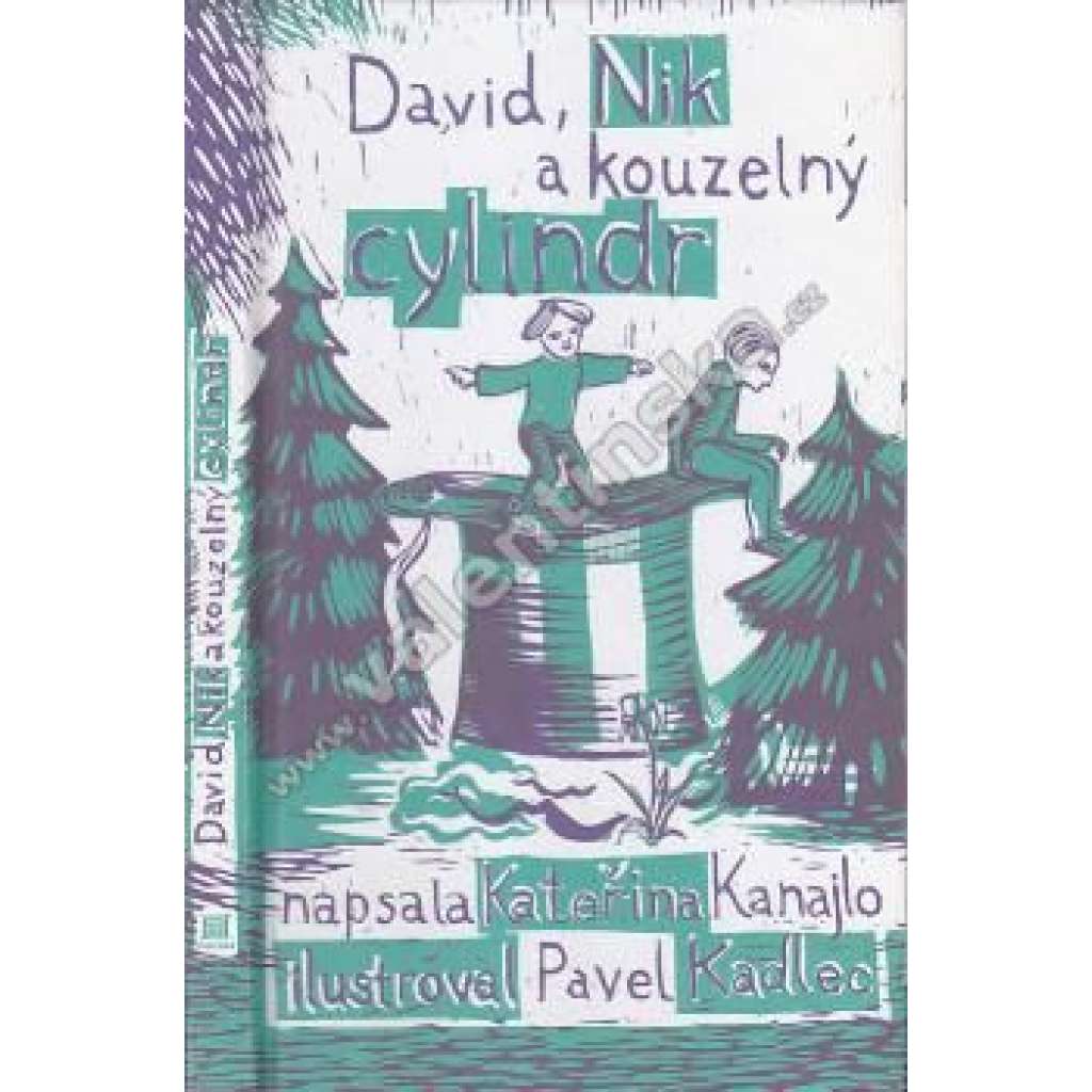 David, Nik a kouzelný cylindr (edice: Modrý slon, sv. 8) [příběh, dětská literatura; ilustrace Pavel Kadlec]