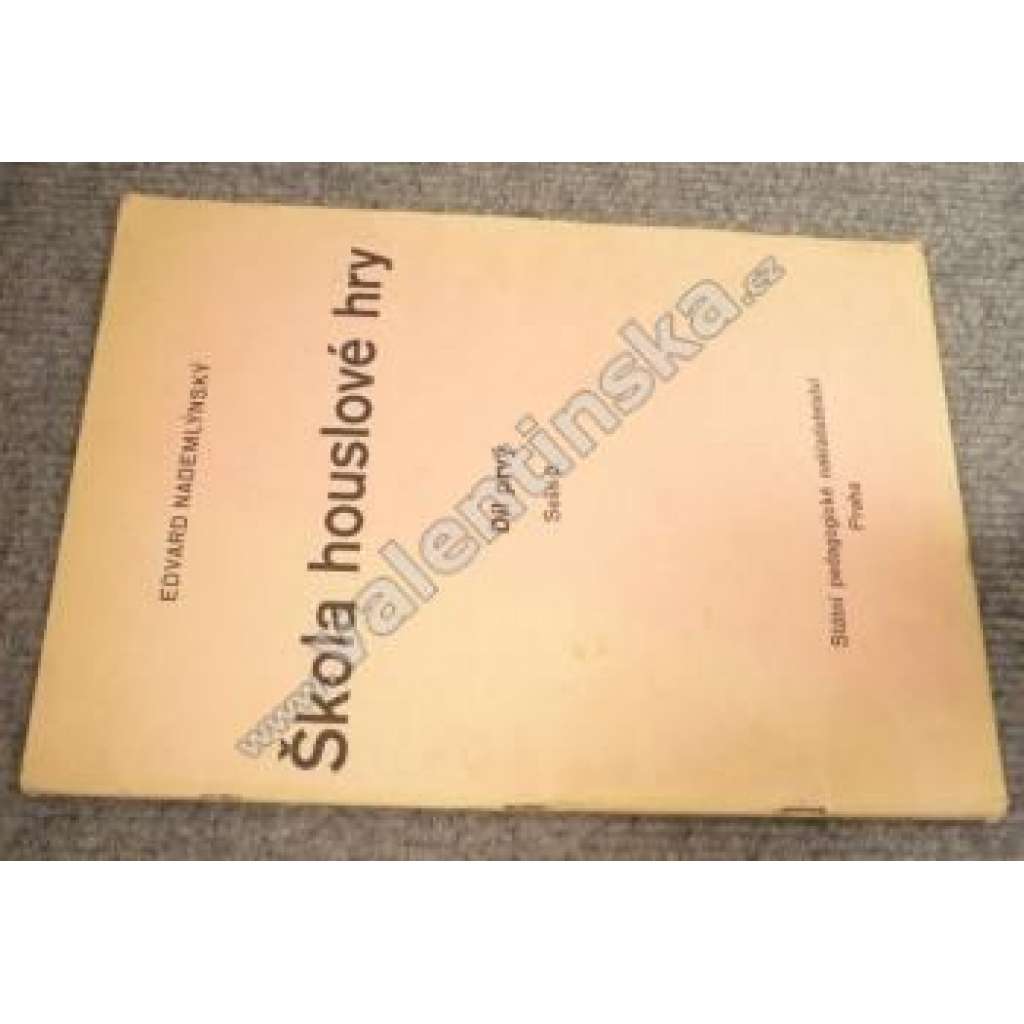 Škola houslové hry, I. díl, sešit 2. (hudba, noty, housle, mj. Ach, synku, synku; Na Bílej hoře; Okolo Libice; Stála Kačenka)
