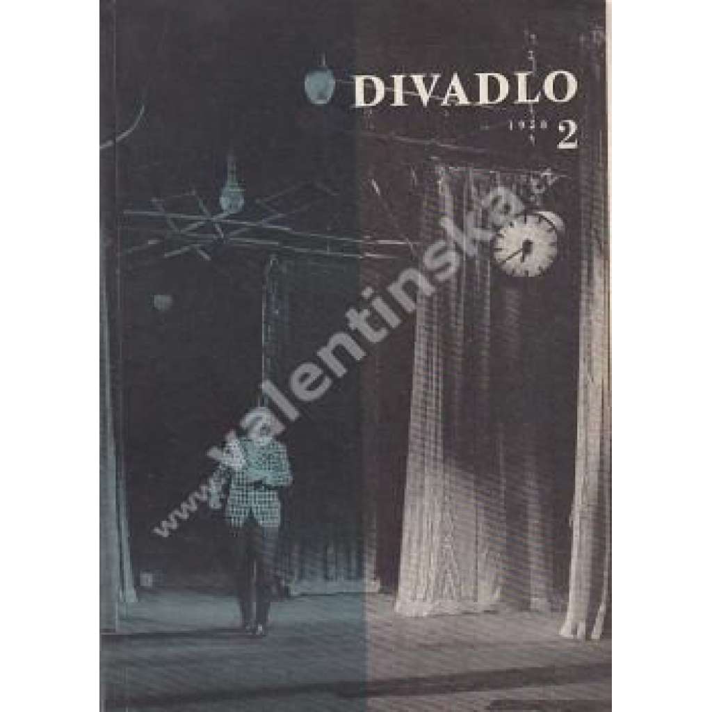 Divadlo - únor/1958 (časopis, mj. Situace a poslání české divadelní vědy, Drama a režisérův sloh, Poznámky o polském divadle; fotografie J. Pařík, Svoboda; obálka Libor Fára)
