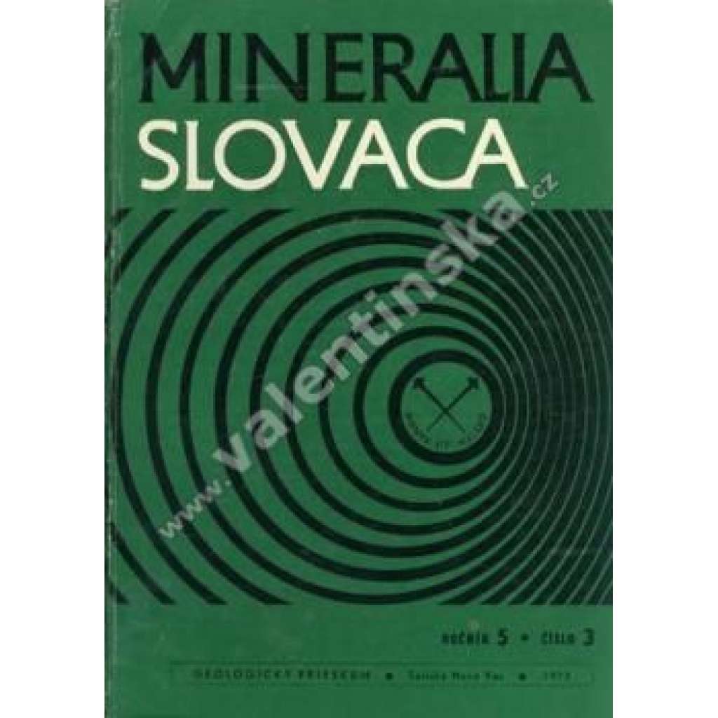 MIneralia Slovaca 1973, roč. 5, č. 3 (časopis, geologie, Slovensko, mj. Hydrogeologické pomery Rimavskej kotliny, Domovská oblast gemerika a jeho metalogenéza)