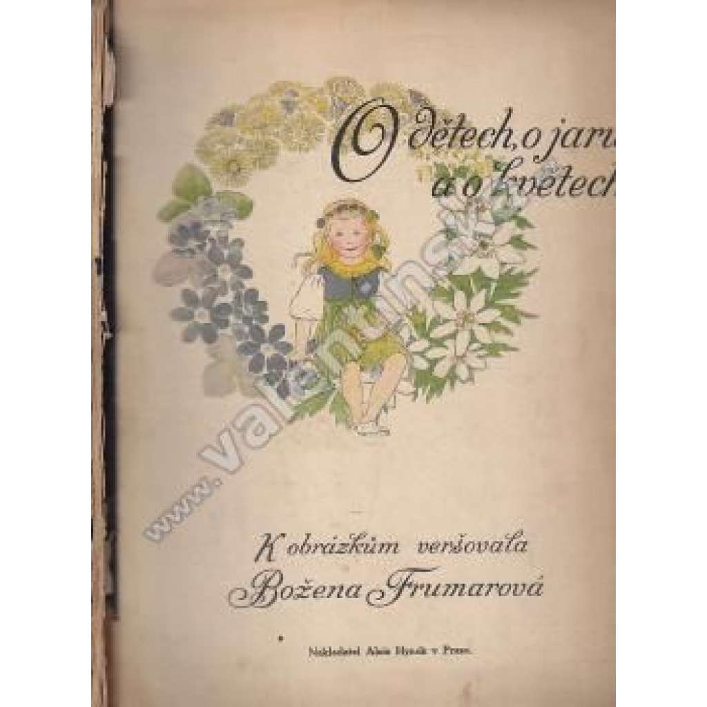 O dětech, o jaru a o květech (poezie, secesní ilustrace E. Beskow)