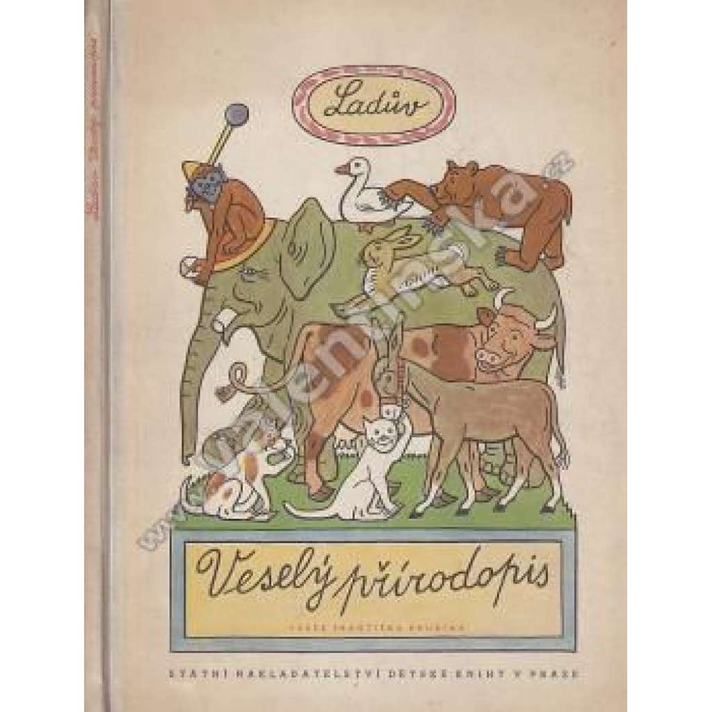 Ladův Veselý přírodopis (poezie; ilustrace a obálka Josef Lada)