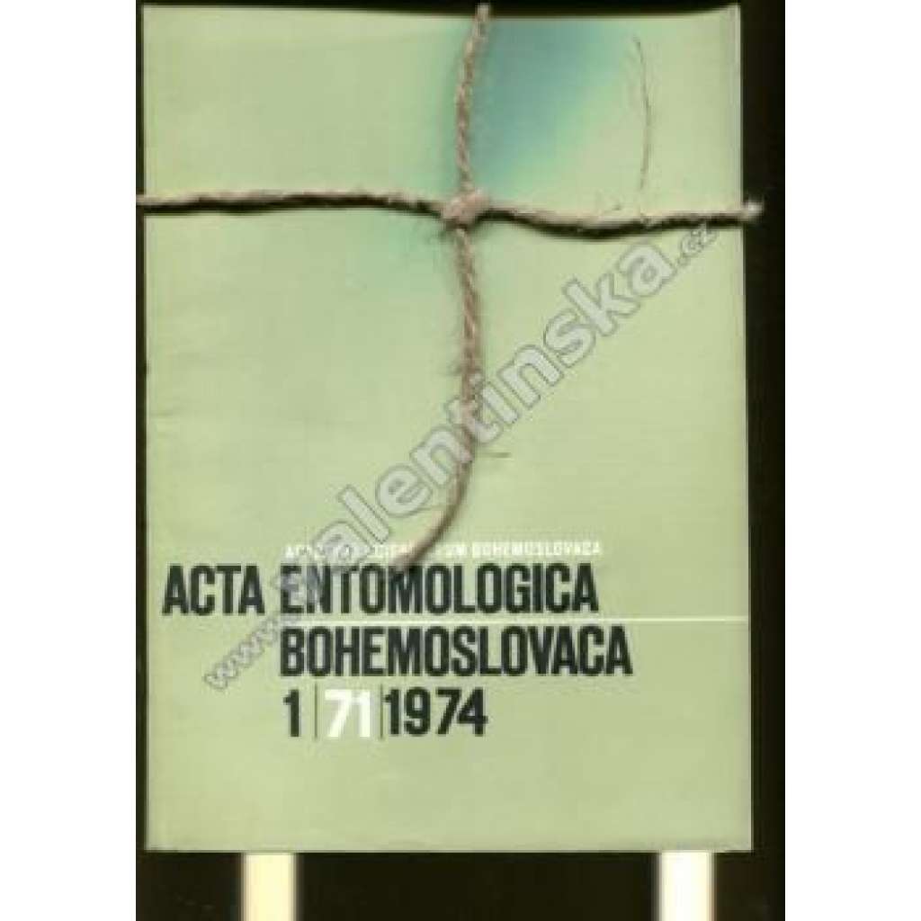 Acta entomologica bohemoslovaca 1974