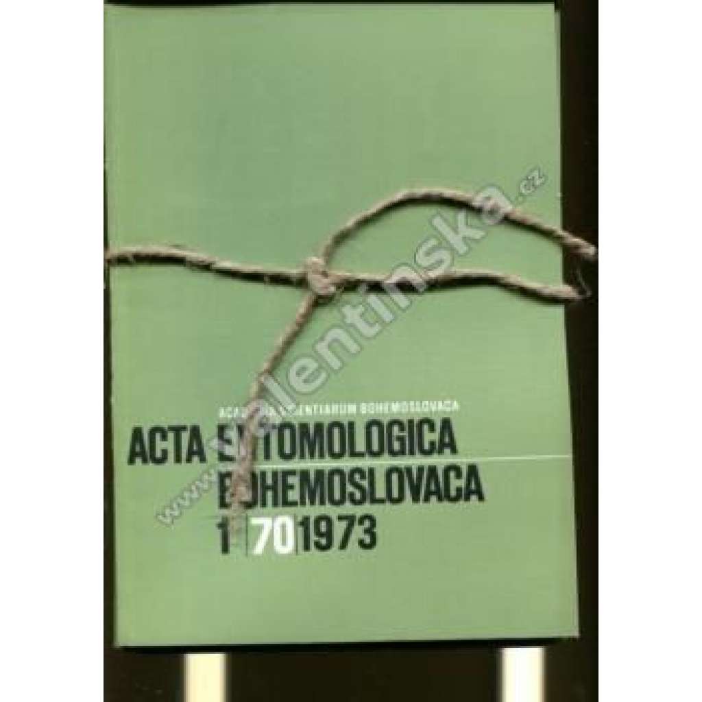 Acta entomologica bohemoslovaca 1973