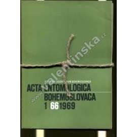 Acta entomologica bohemoslovaca 1969 (časopis, entomologie, příroda, hmyz)