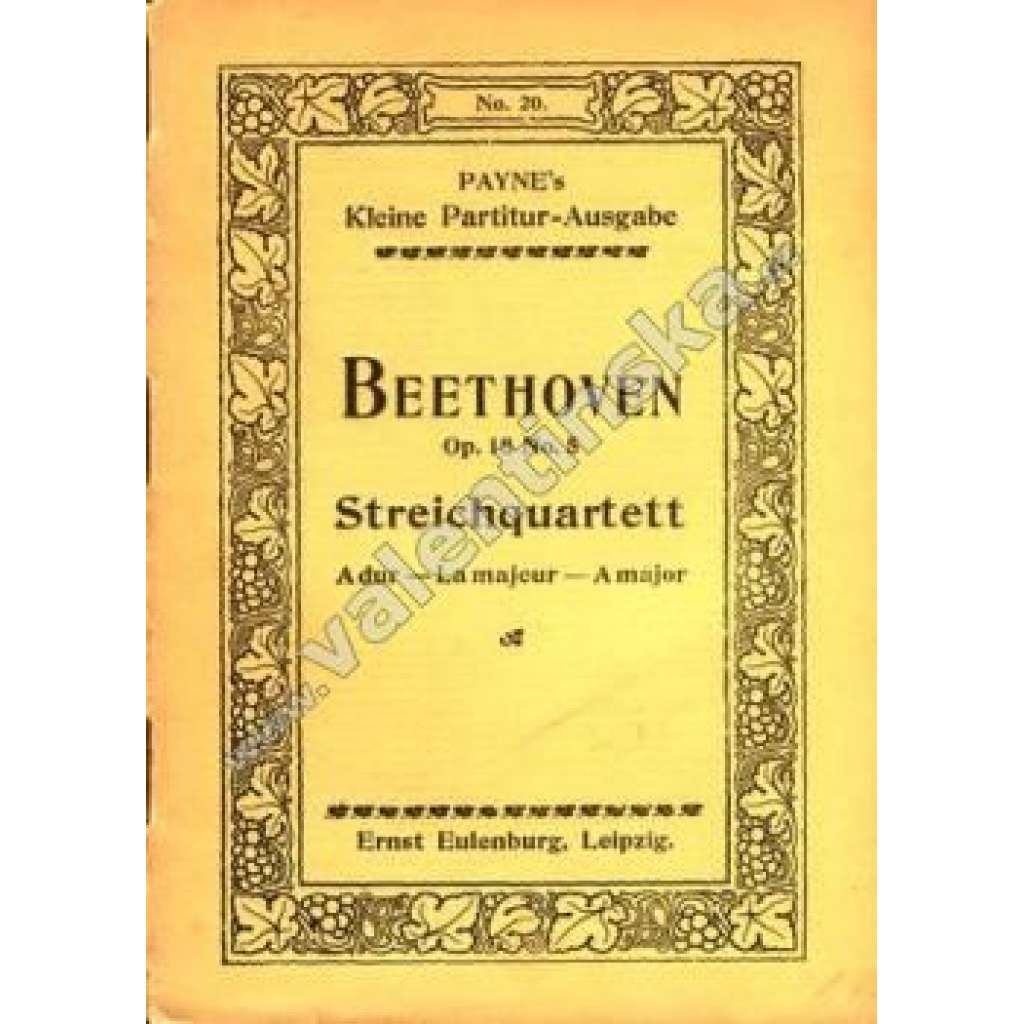 Streichquartett  A dur-La majeur- A major