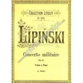 Concerto militaire, Op. 21 (noty, housle, piano - klavír)