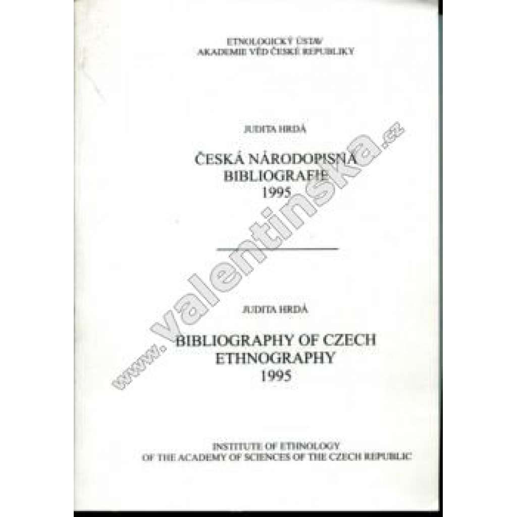 Česká národopisná bibliografie 1995