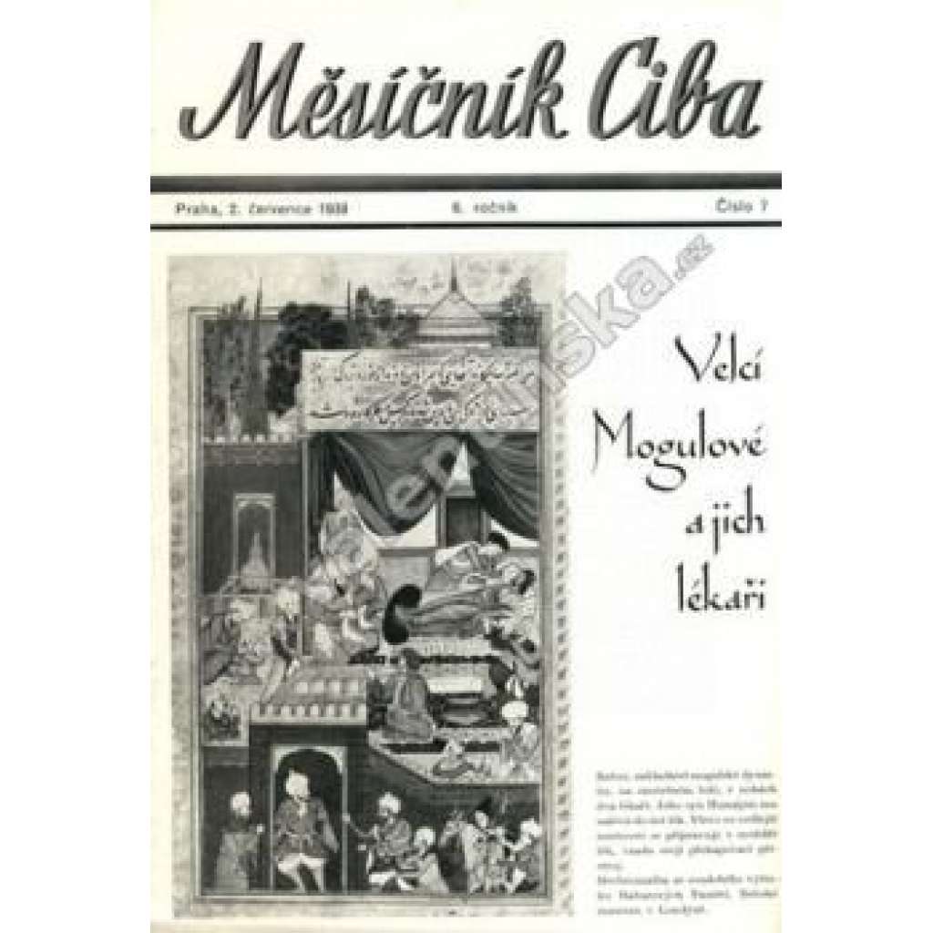 Měsíčník Ciba 1939. 6.ročník. Číslo 7.