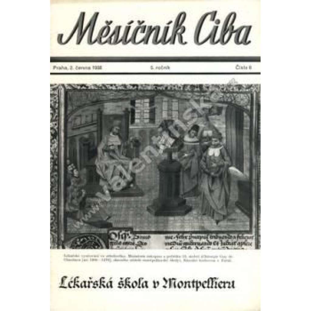 Měsíčník Ciba 1938. 5.ročník. Číslo 6.