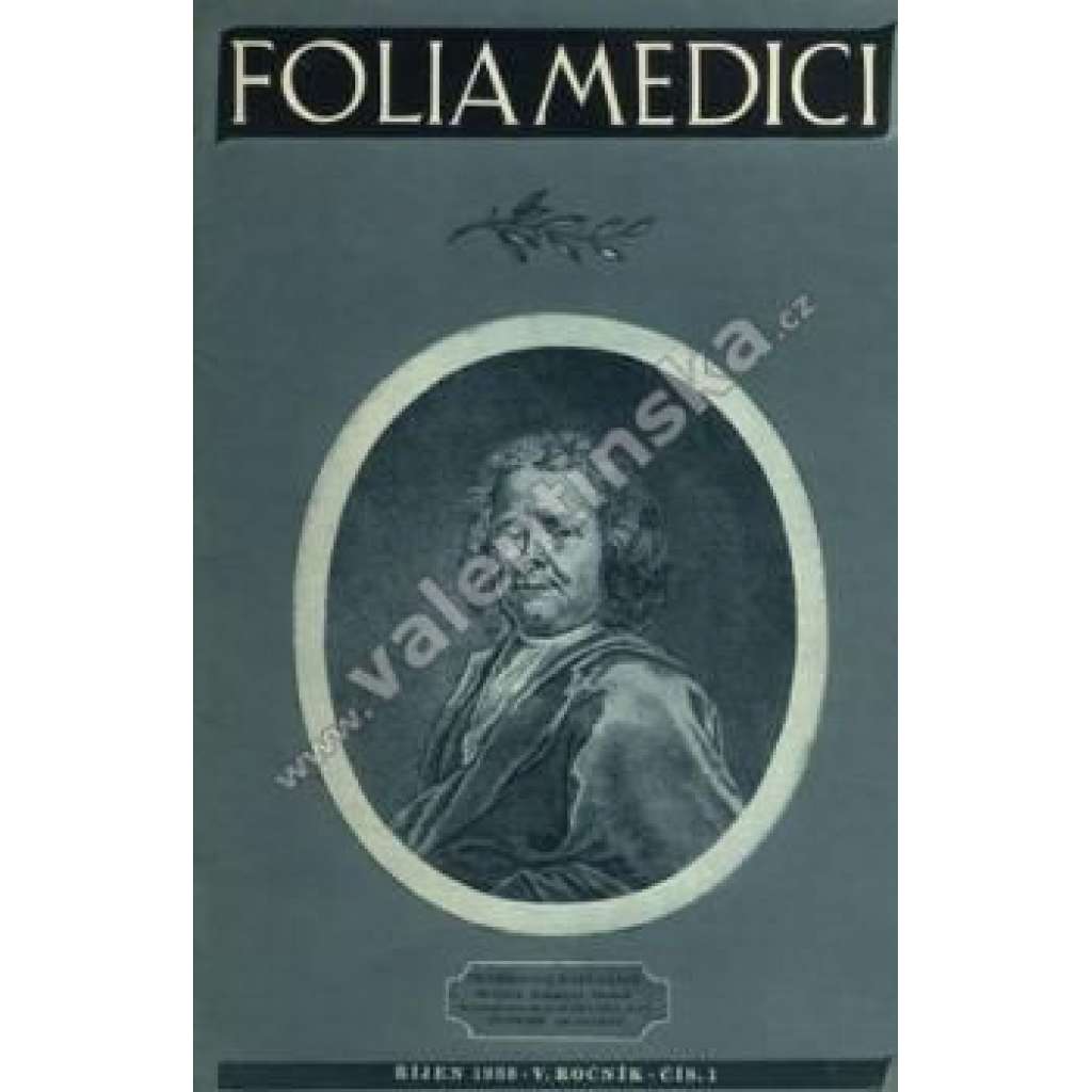 Folia Medici. V.ročník. sešit č.1, 1938