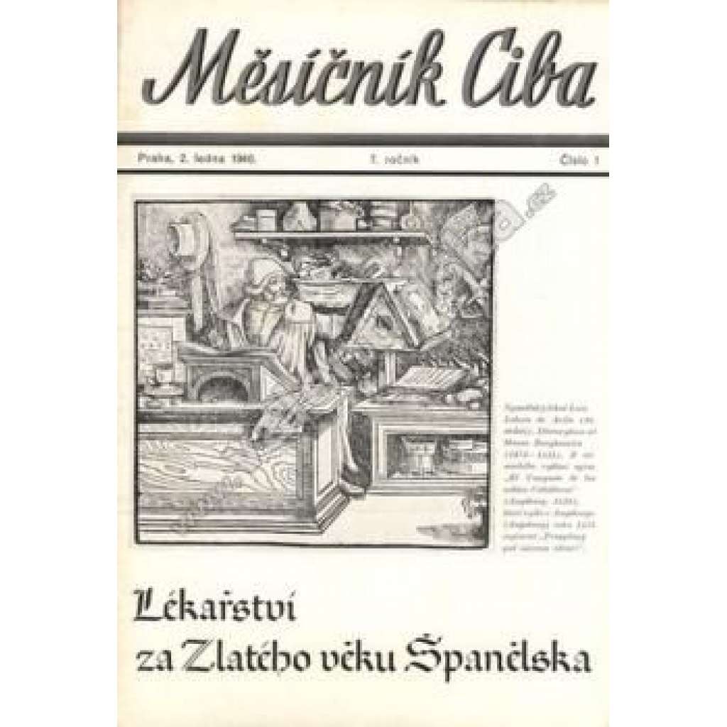 Měsíčník Ciba 1940. 7.ročník. Číslo 1.
