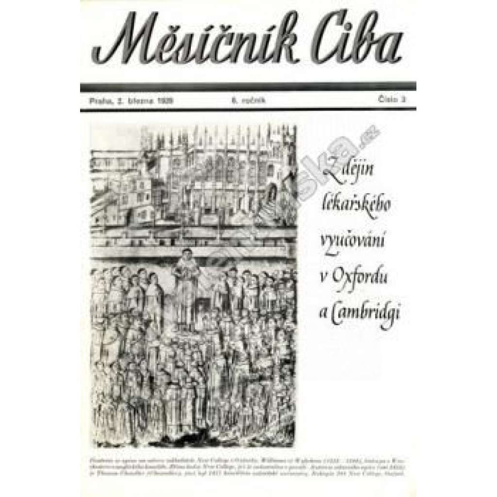 Měsíčník Ciba 1939. 6.ročník. Číslo 3.