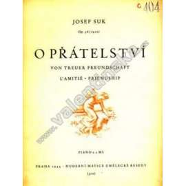 O přátelství. Op. 36. Piano na 2 ruce (noty, klavír)