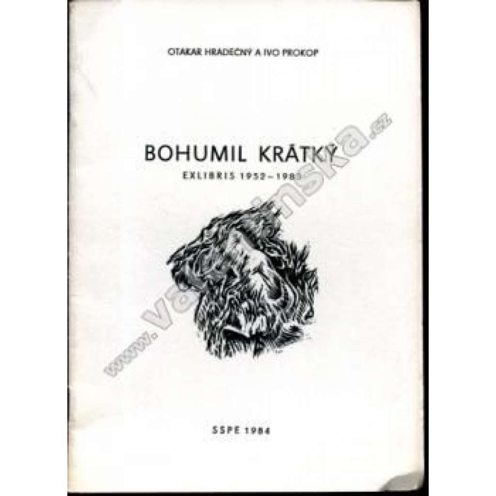 Bohumil Krátký, ex libris 1952 - 1983 (soupisový katalog)