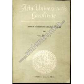 Historia Universitatis Carolinae Pragensis, XXII/2 (sborník, mj. František Šmahel - Univerzitní kvestie a polemiky mistra Jeronýma Pražského; M. Svatoš - Univerzitní působení filologa Josefa Krále; O korespondenci Bohuslava Hasištejnského z Lobkovic)