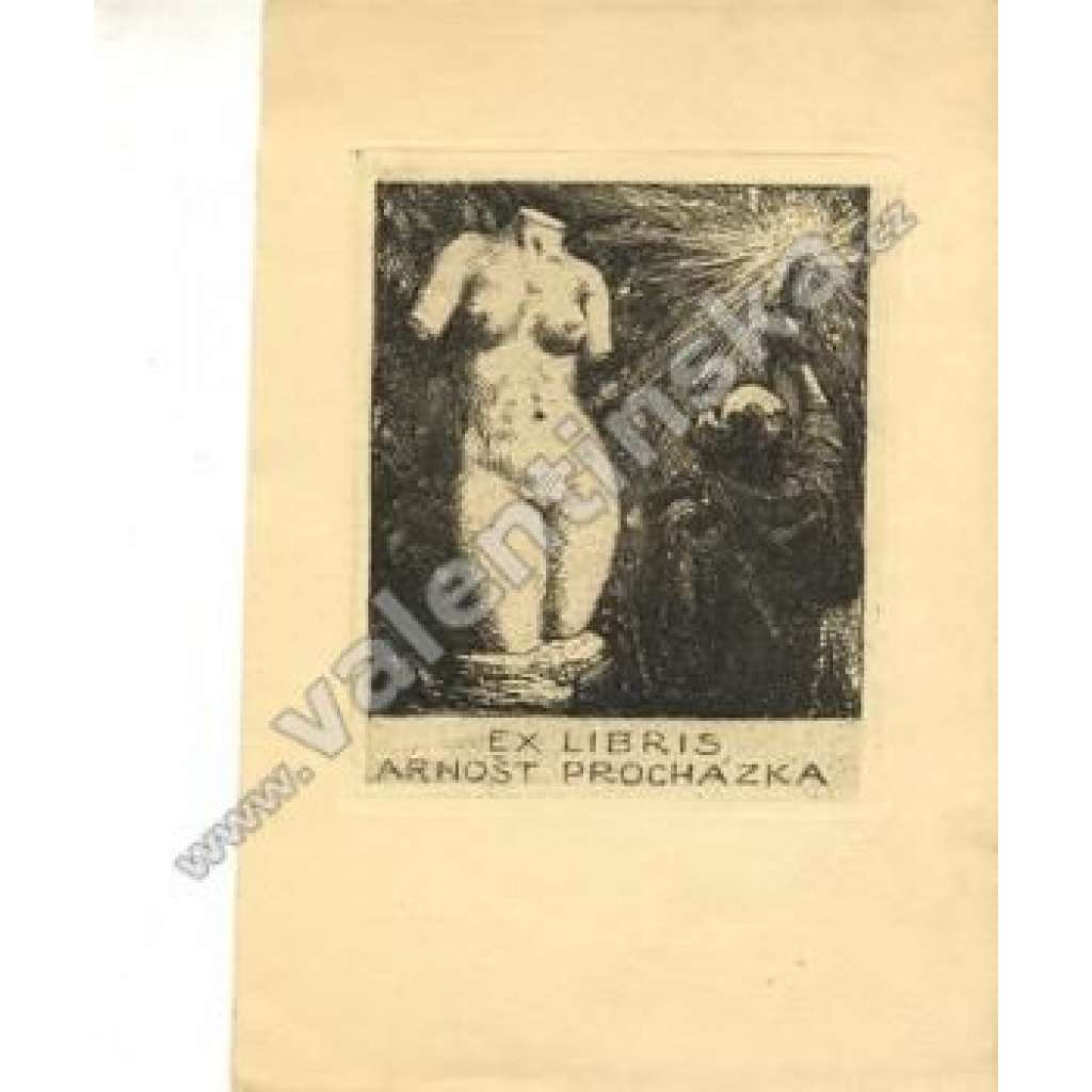 T. F. Šimon (1877-1942) Ex libris A. Procházka