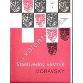 Vlastivědný věstník moravský 1/2000; roč. LII. (časopis, vlastivěda, Morava, mj. Jindřich z Nevojic; O kraslicích olepovaných slámou; Grafička a malířka Lilli Brandhuberová Gödlová; Hrádek typu motte na Žďársku)