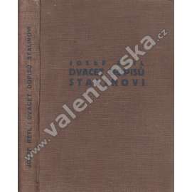 Dvacet dopisů Stalinovi. Český odborník na stavbě pětiletky (Josif V. Stalin, stalinismus, Sovětský svaz, Rusko, komunismus, první republika)