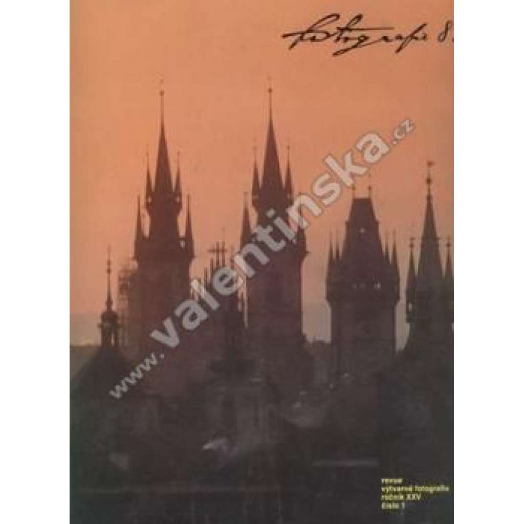 Revue Fotografie 81. Ročník XXV. Číslo 1. (časopis, mj. Z cyklu Pražská okna, Ján Šmok - Lidové konzervatoře fotografie; Jan Lauschmann osmdesátníkem; Fotografie v meziválečných inscenacích E. F. Buriana)