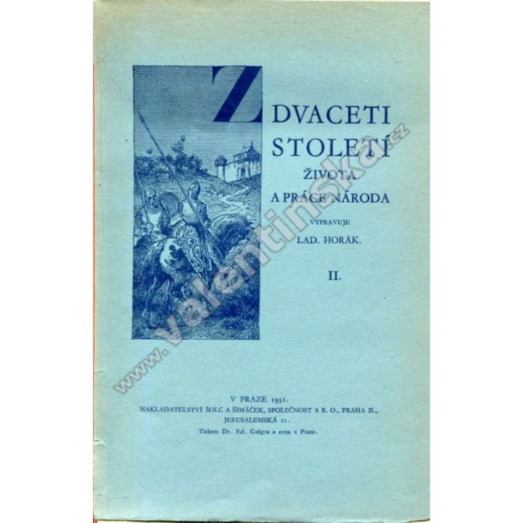 Z dvaceti století života a práce národa II. (učebnice, dějepis, vlastivěda)