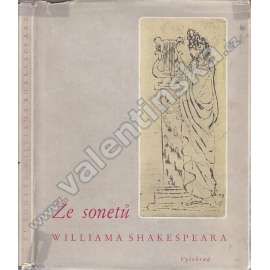 Ze sonetů Williama Shakespeara (edice: Živý odkaz světa, sv. 10) [poezie, William Shakespeare; obálka František Tichý]