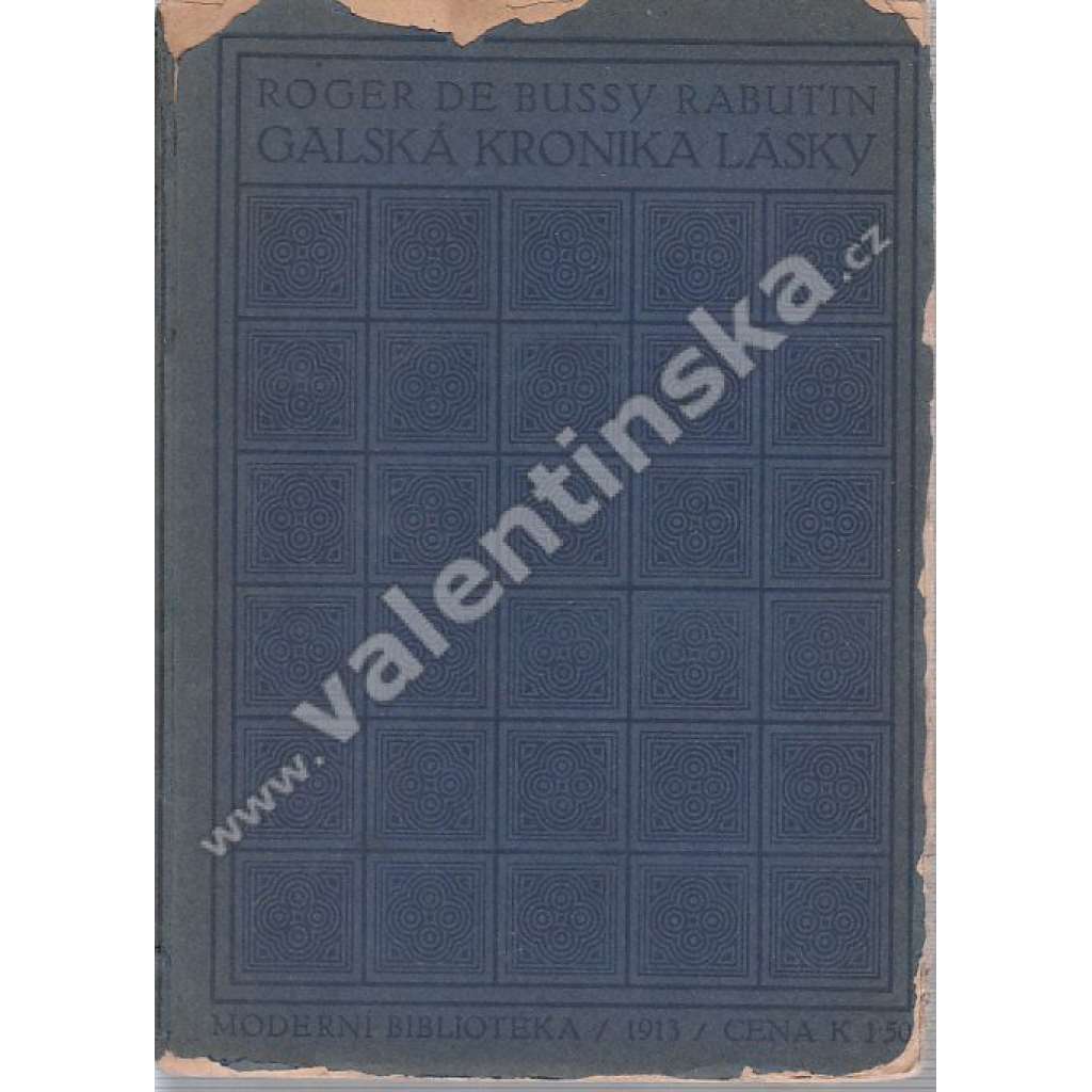 Galská kronika lásky (edice: Moderní bibliotéka) [román, secesní obálka]