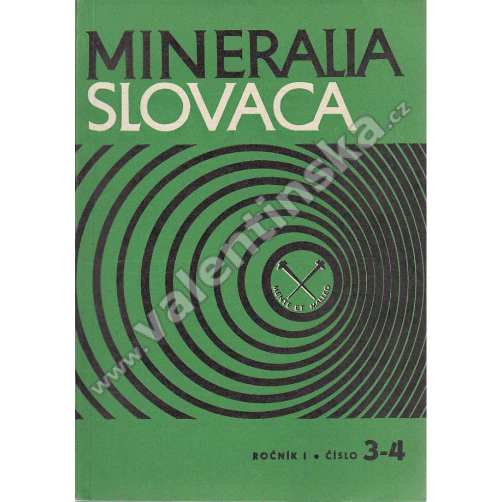 Mineralia Slovaca, roč. 1. (1969), č. 3-4